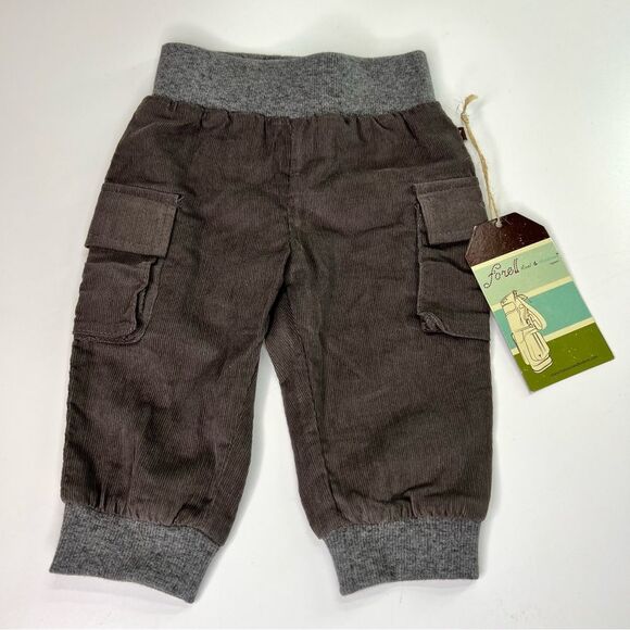 NEW Fore Axel & Hudson Log Cabin Flannel Shirt and Cargo Jogger Set 3/6M - Picture 4 of 9